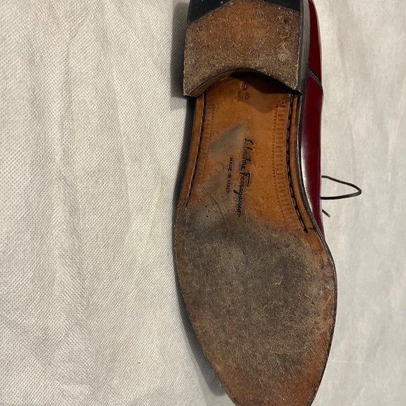 Ferragamo cap toe shoes size 9 1/2 - Picture 10 of 13